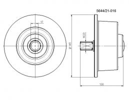 Nosná kladka prosévacího dopravníku - 564421016 (Galerie obr. 1)