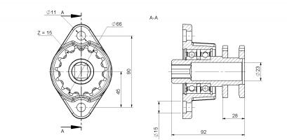 Kolo kompletní řetězové - (Galerie obr. 1)