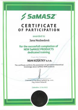 JANA NEZBEDOVÁ - Školení SaMASZ 17. 4. 2023