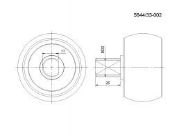 Kladka střasače, krátký závit - 564433002 (Galerie obr. 1)