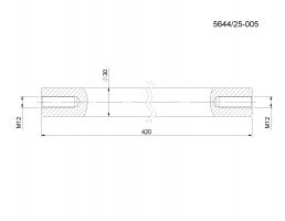 Hřídel přitlačného kola (délka 420 mm) - 5644250050 (Galerie obr. 1)