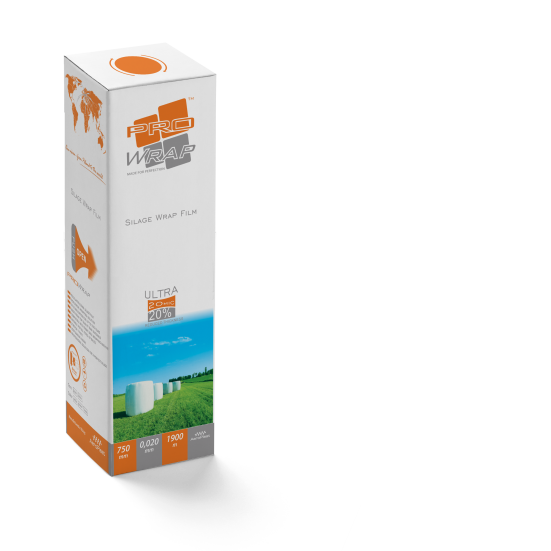 Senážní fólie 750/25/1500 bílá