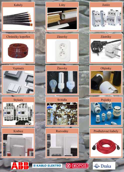 Elektromateriály Elektromateriály