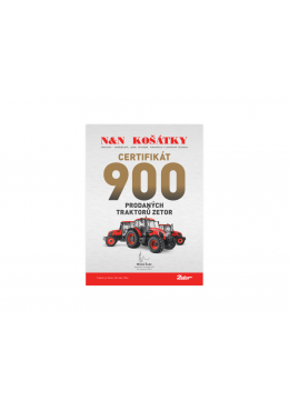 2017 Certifikát za 900 prodaných traktorů Zetor - 