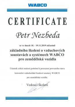 PETR NEZBEDA - školení WABCO - 