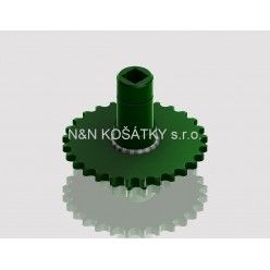 Ozubené dvojkolo Z=28 / Z= 15
