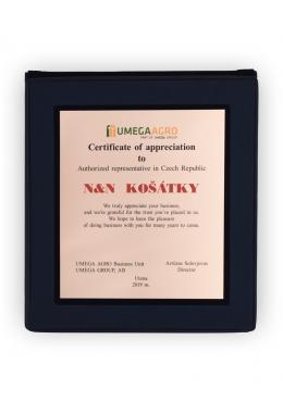 Certifikát UMEGA - 2019 - 