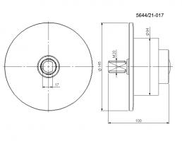 Vratná kladka prosévacího dopravníku - 564421017 (Galerie obr. 1)