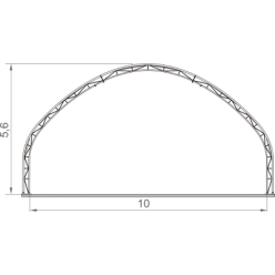 Hala na balíky 10 m